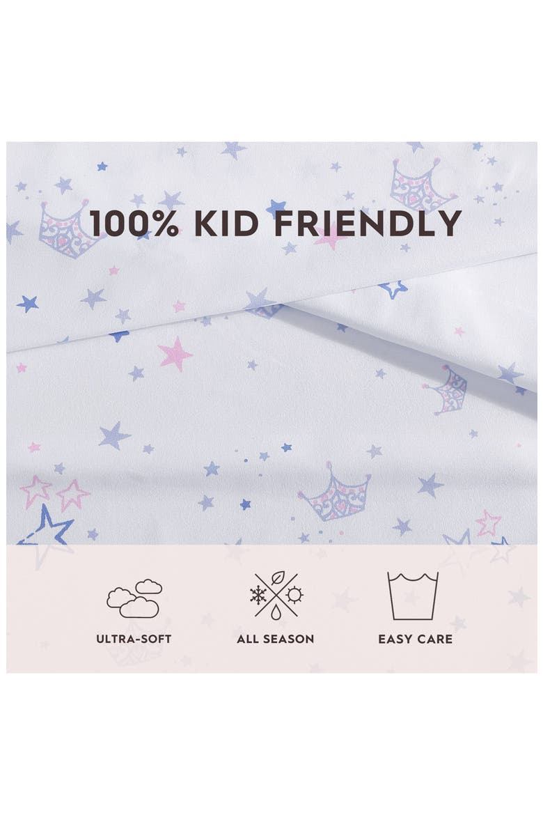 Dancing Stars Print Sheet Set, Alternate, color, PASTEL PURPLE