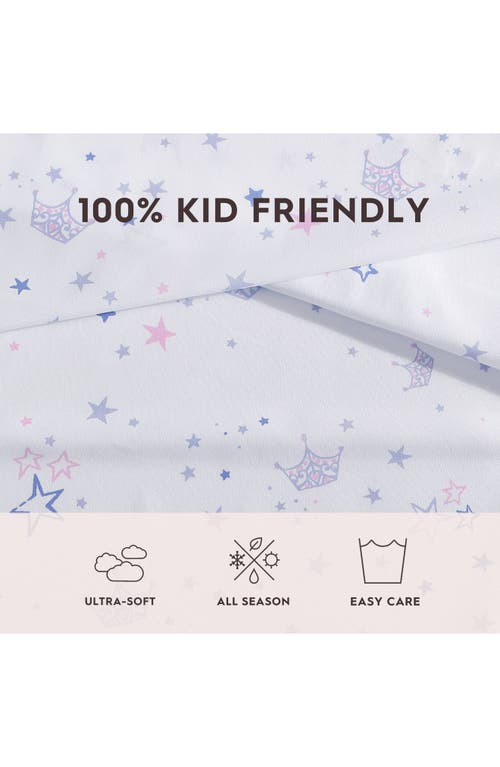 Laura Ashley Dancing Stars Print Sheet Set In Pastel Purple