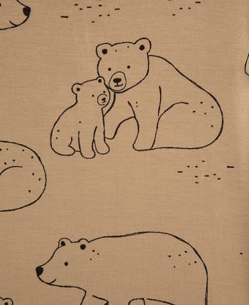 Brown Bear 2-Pack Stretch Viscose Pajama Set