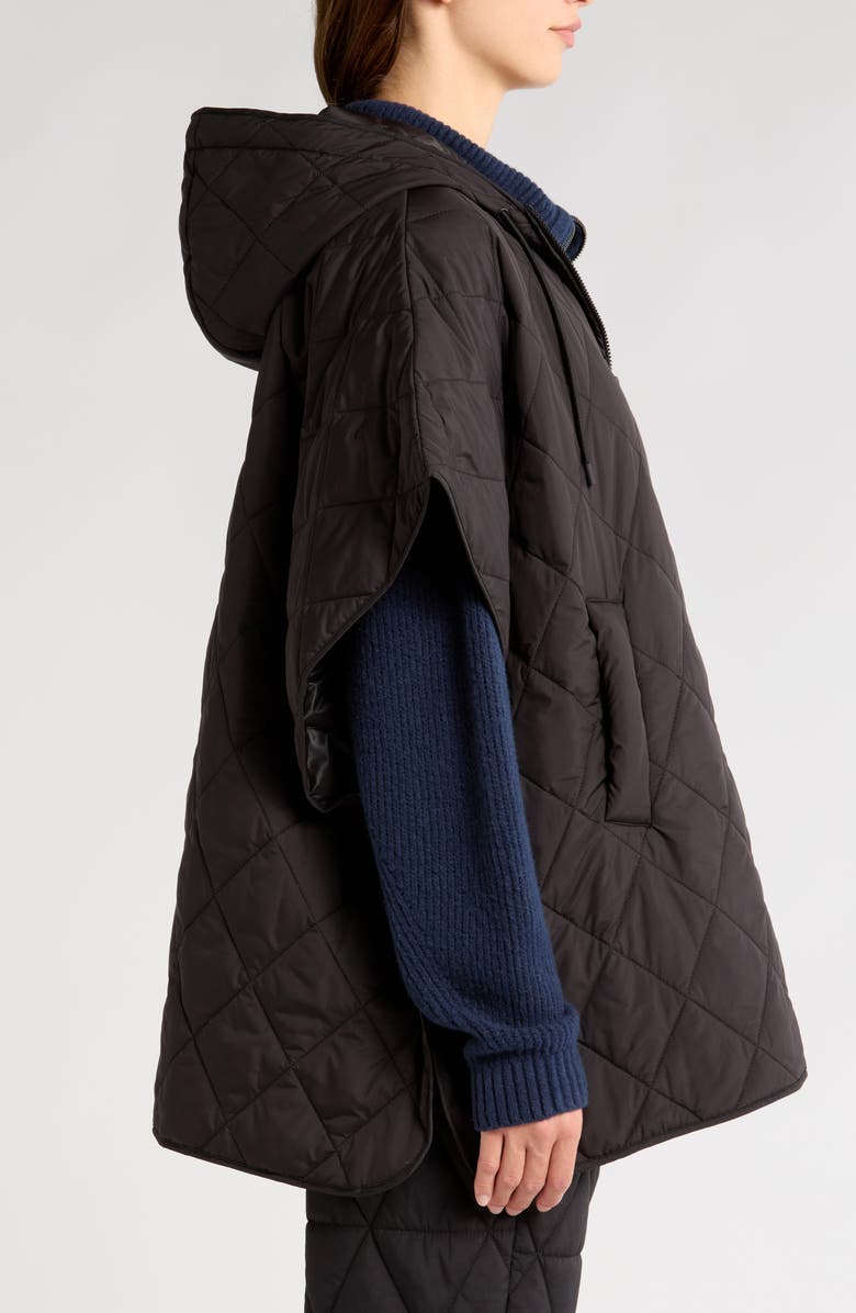 Zella Full Zip Quilted Cape, Alternate, color,