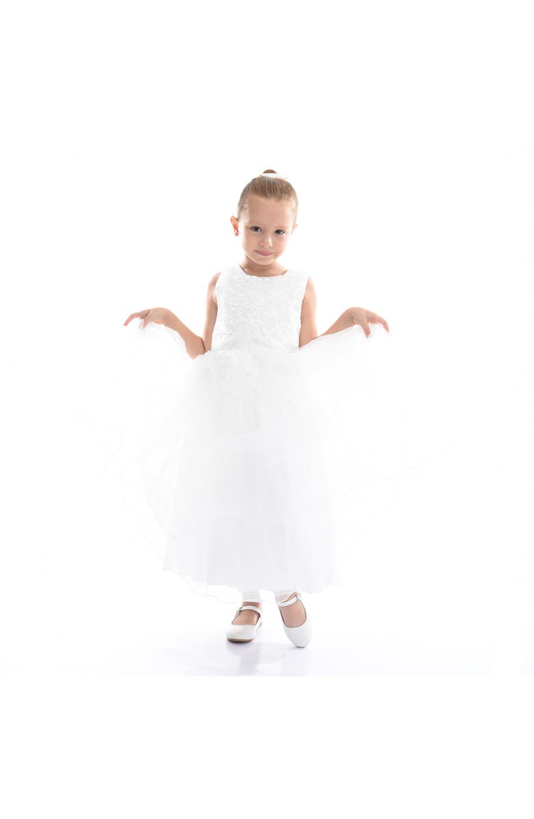 Tulleen Halsey Dress, Alternate, color, White