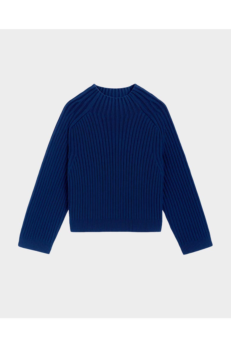 Maeve Rib Knit Sweater, Alternate, color, Celestial Blue