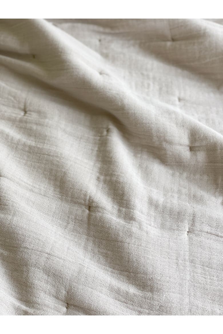 Easy Cotton Gauze Quilt & Pillow Set, Main, color, Beige