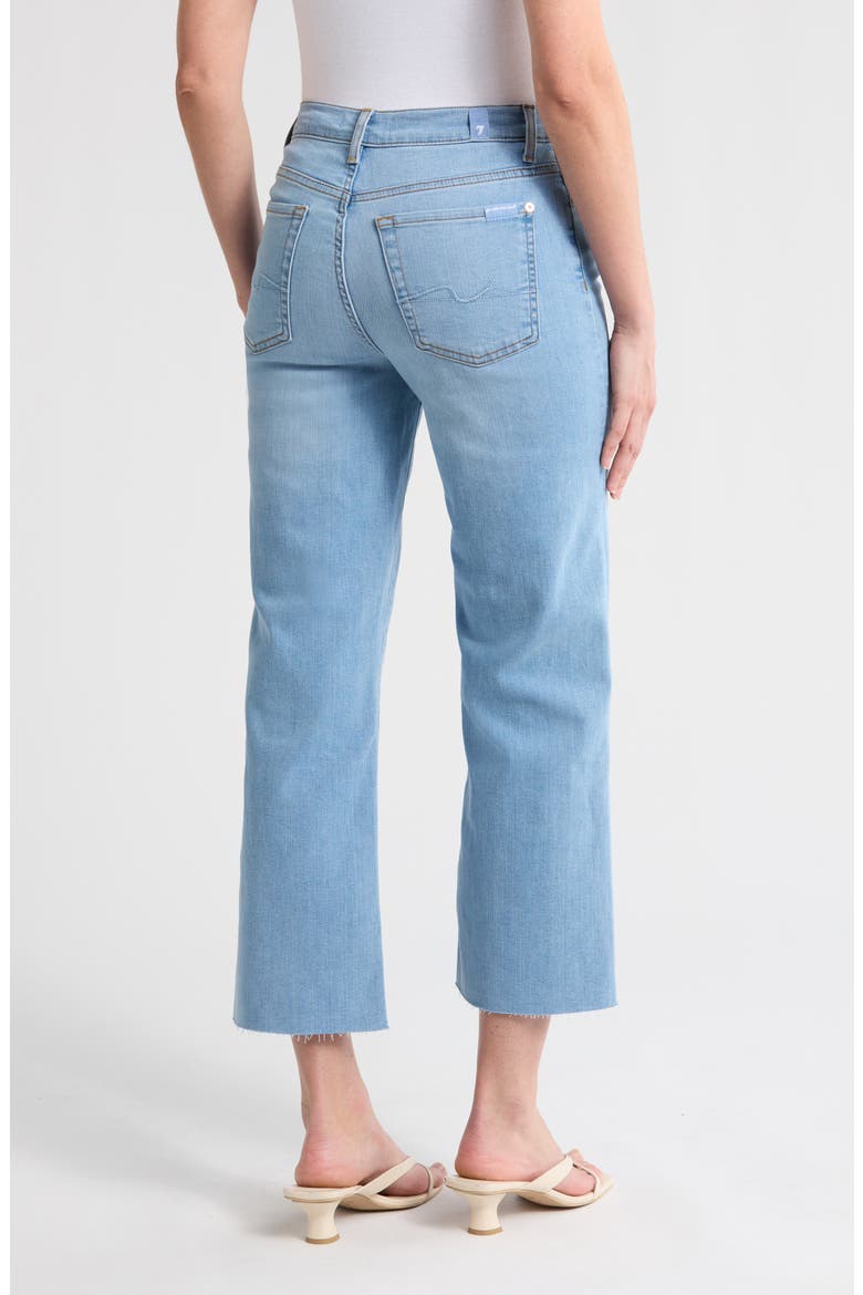Alexa High Waist Crop Wide Leg Jeans, Alternate, color, SIRTE