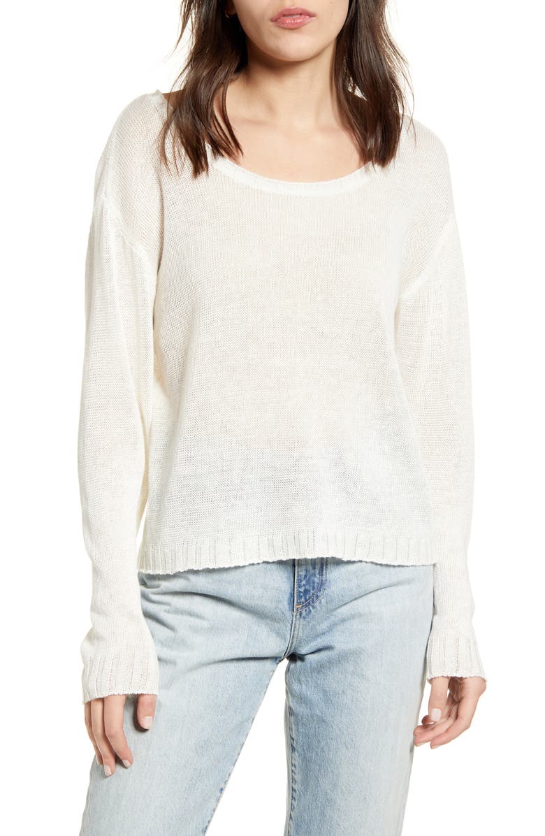 Faherty Reenie Linen Sweater, Main, color,