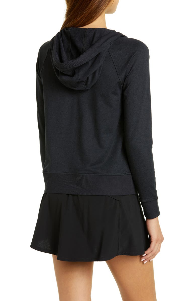 Zella Restore Soft Full Zip Hoodie, Alternate, color, 