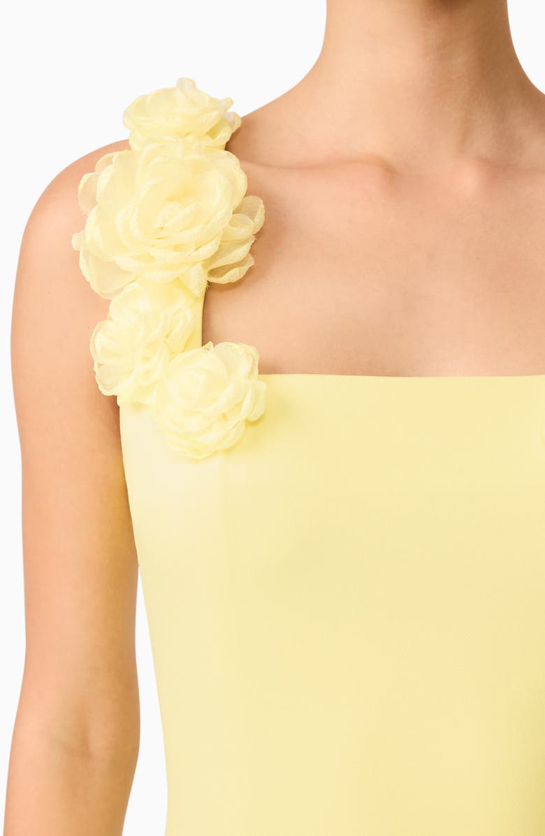 Elliatt Trompe Floral Sleeveless Minidress, Alternate, color, Yellow