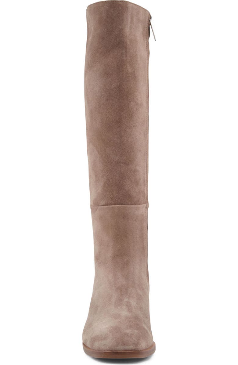 Aquatalia Ravel Waterproof Knee High Boot, Alternate, color, Light Taupe Suede