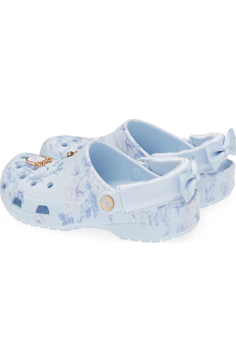 CROCS x LoveShackFancy Floral Classic Clog, Alternate, color, Mineral Blue