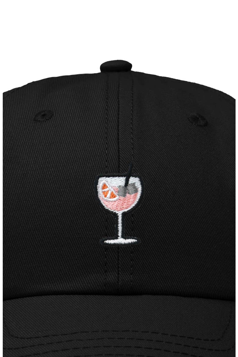 Spritz Embroidered Everyday Hat, Alternate, color, Black