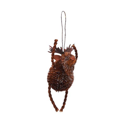 Jump For Joy Moose Christmas Tree Ornament