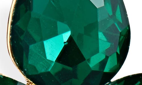 Cara Chunky Leaf Drop Earrings In Multi