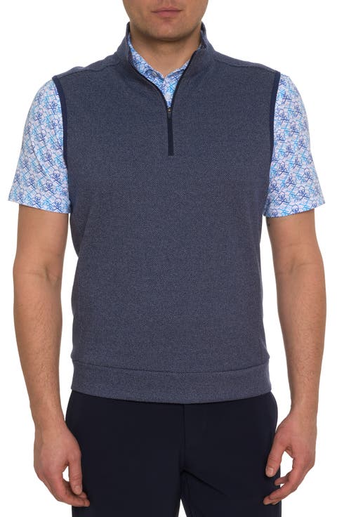 Treviso Knit Quarter Zip Vest