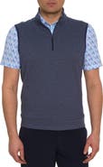 Robert Graham Treviso Knit Quarter Zip Vest