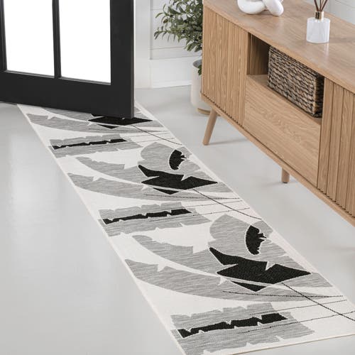 Jonathan Y Shelby Coastal Vintage Abstract Palm Leaf Indoor/outdoor Area Rug