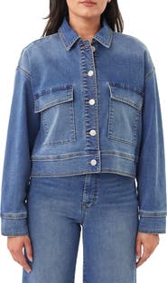 CURVE APPEAL Saturday Knit Denim Jacket