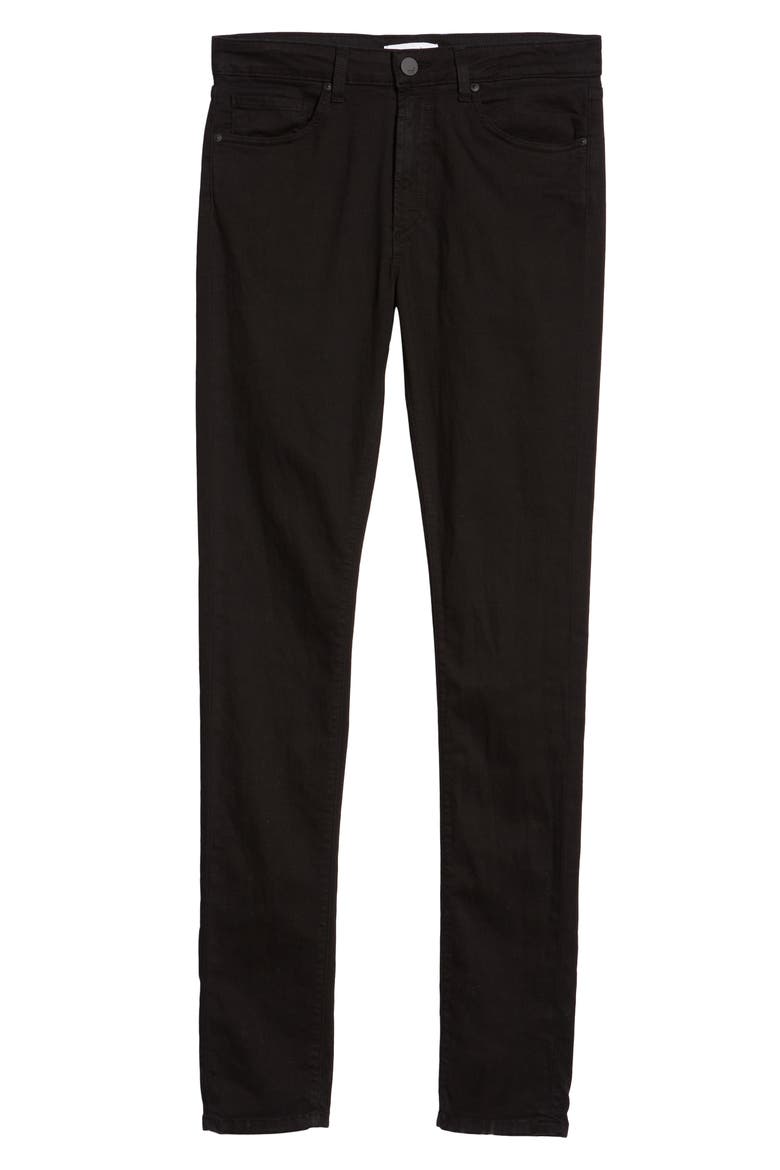Greyson Skinny Fit Jeans, Alternate, color, NOIR