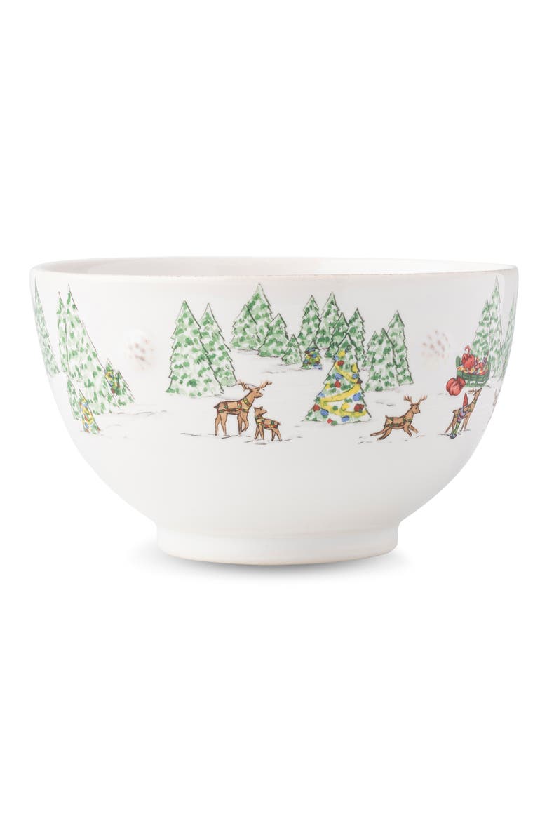 Berry & Thread North Pole Cereal/Ice Cream Bowl, Alternate, color, WHITE MULTI
