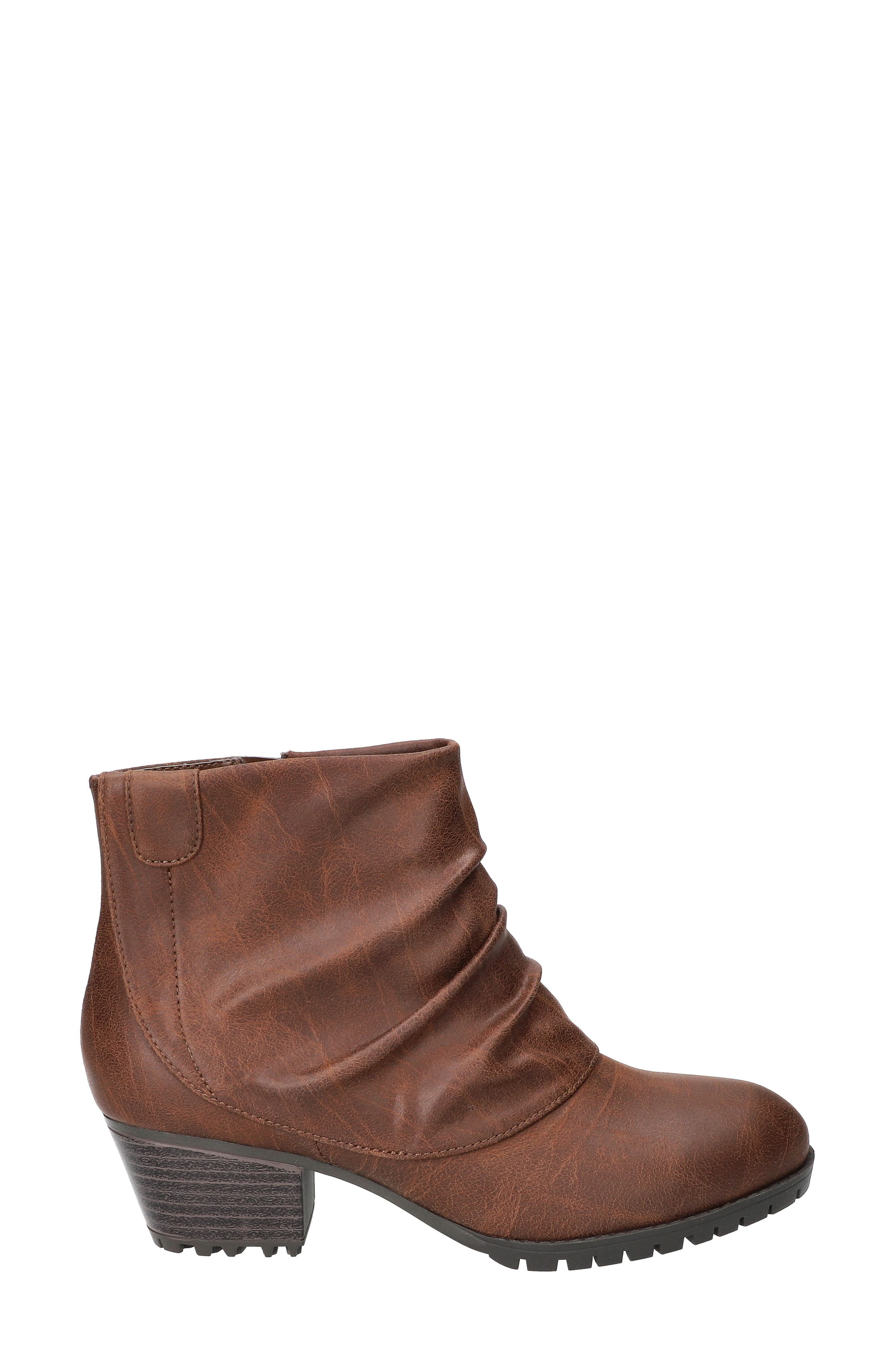 EASY STREET Ambrose Bootie, Alternate, color, Brown Distressed