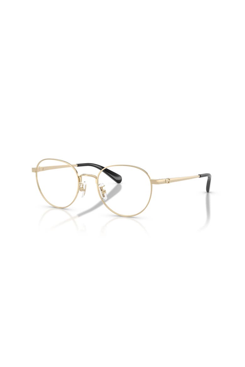49mm Round optical glasses, Main, color, Gold