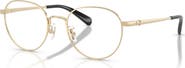 COACH 49mm Round optical glasses