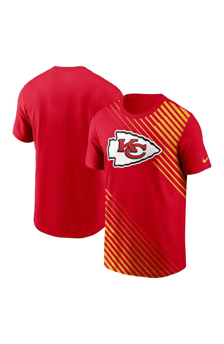 Nike Men's Nike  Red Kansas City Chiefs Yard Line Fashion Asbury T-Shirt, Main, color, Red