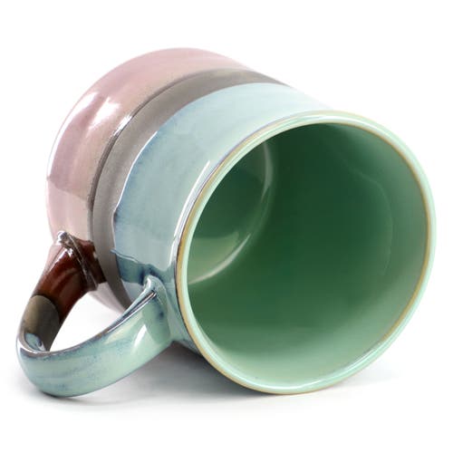 Gibson Home Copper Tonal 4 Piece 18 Ounce Stoneware Cup Set In Multi