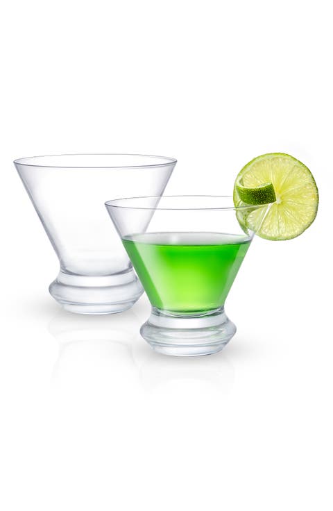 Cosmos Crystal Martini Glass - Set of 2