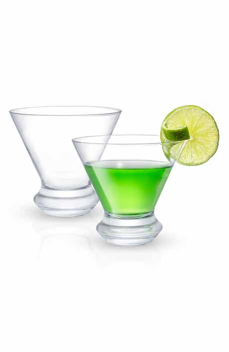 JoyJolt Cosmos Crystal Martini Glass - Set of 2