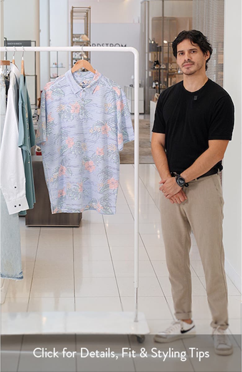 Costa Wave Isle Camo IslandZone<sup>®</sup> Seersucker Polo, sales video thumbnail