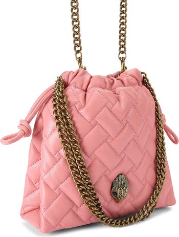 Small Kensington Drawstring Quilted Leather Shoulder Bag