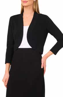 Halogen® Three Quarter Sleeve Shrug