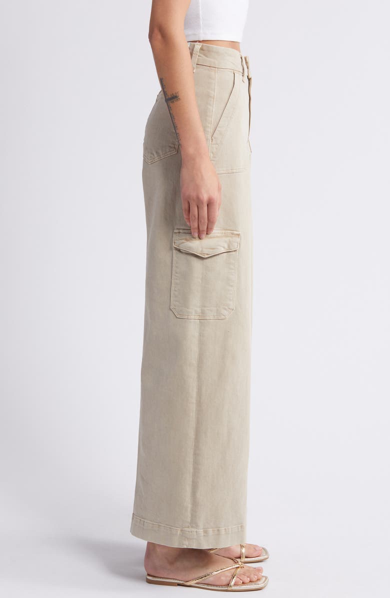 PAIGE Harper Wide Leg Cargo Jeans, Alternate, color, 