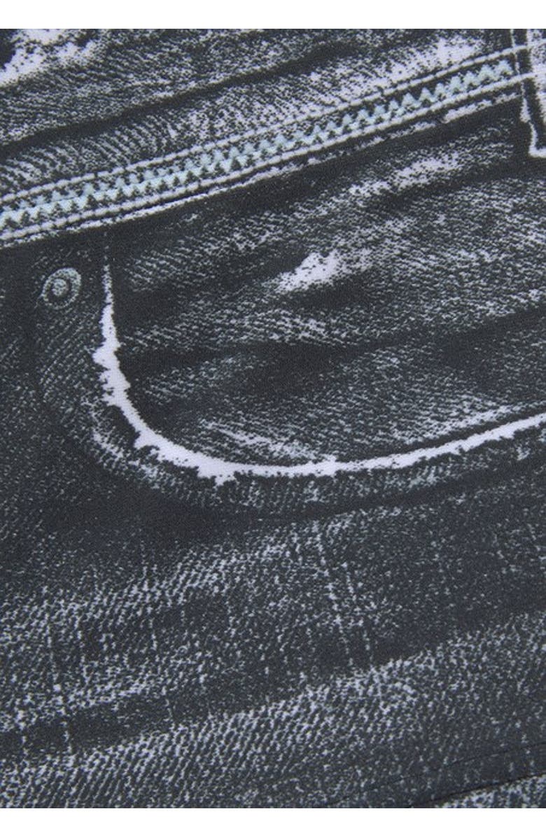 LASCANA Boy Short Bikini Bottom, Alternate, color, Black Denim