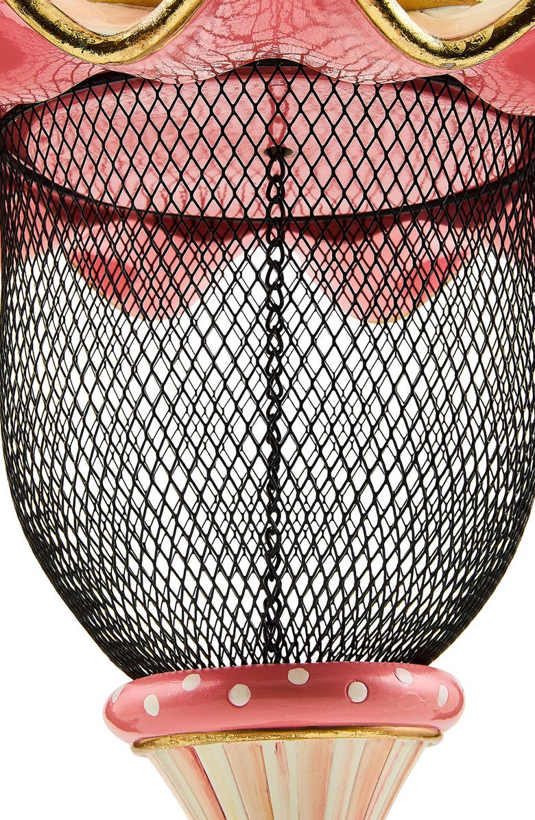 MACKENZIE CHILDS Rosy Check Pendant Bird Feeder, Alternate, color, Rosy