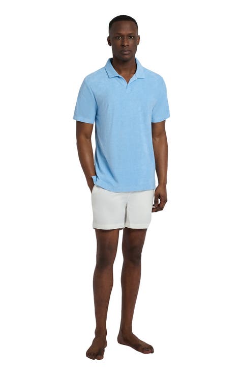 Towel Terry Johnny Collar Polo