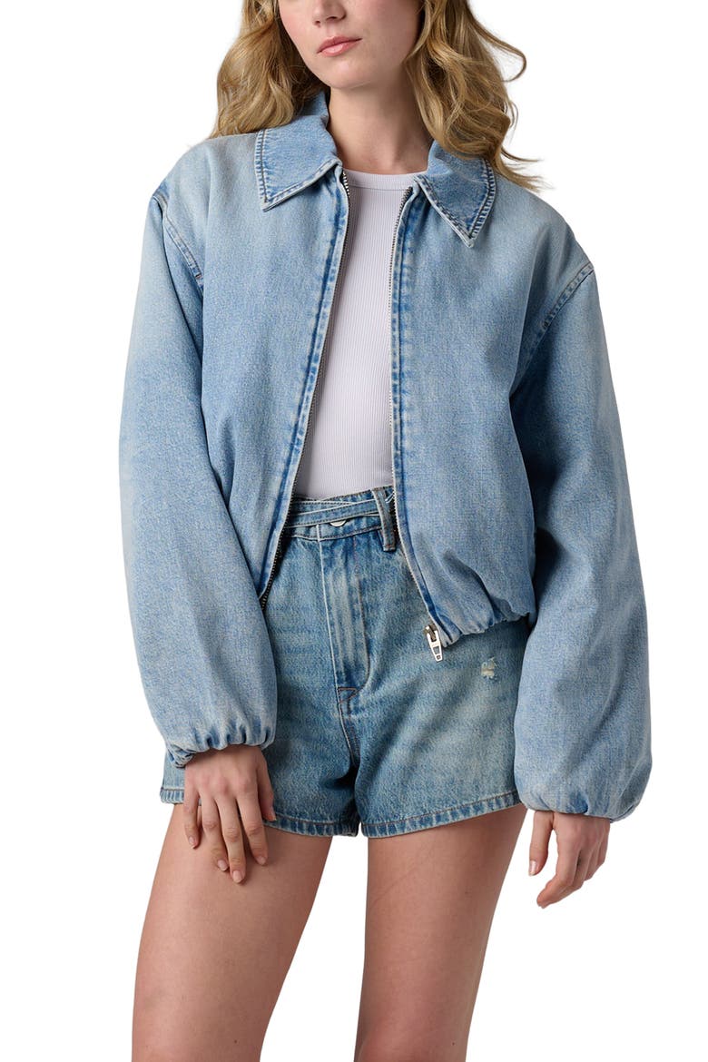 Denim Bomber Jacket, Alternate, color, BOTTOMLESS BRUNCH