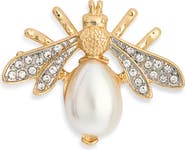 Kenneth Jay Lane Imitation Pearl Wasp Pin