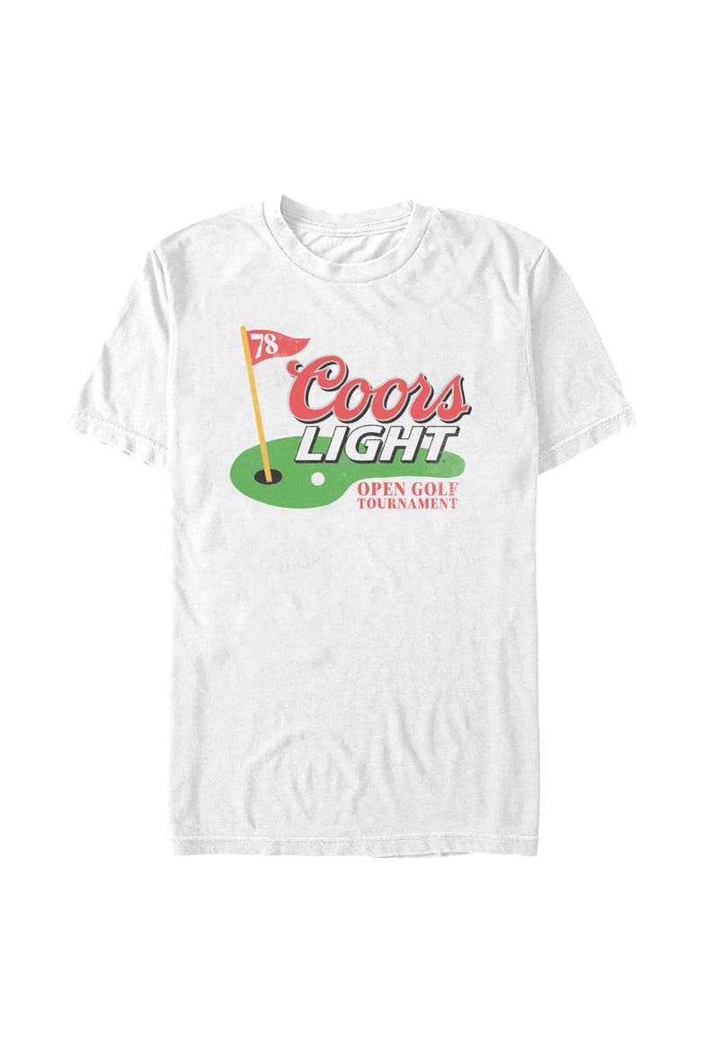 Men's Coors Brewing Company Open Golf Tournament  Graphic T-Shirt, Main, color, White