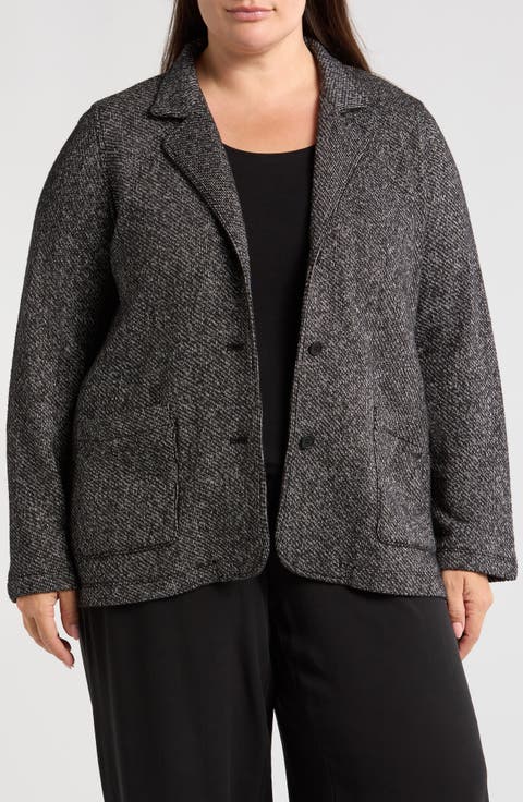 Organic Cotton Blazer (Plus)