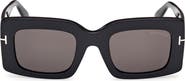 TOM FORD Brigitta 50mm Rectangular Sunglasses