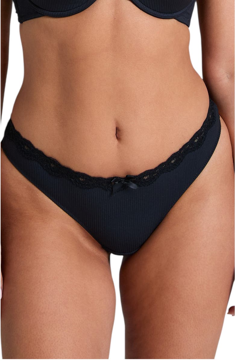 Hunkemöller Lola Thong, Main, color, Caviar