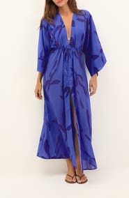 ViX Paula Hermanny Yumi Long Cotton Cover-Up