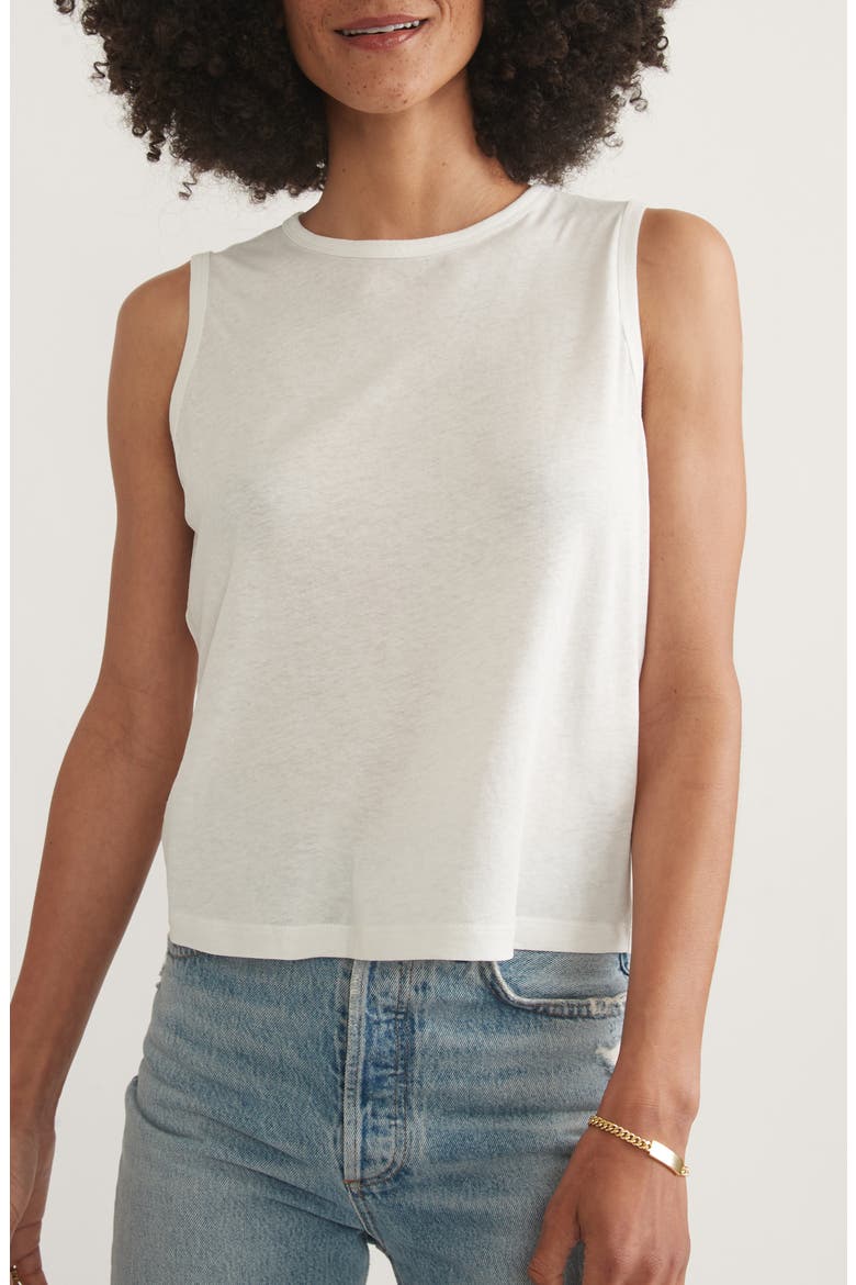 Hemp & Cotton Blend Tank, Main, color, NATURAL