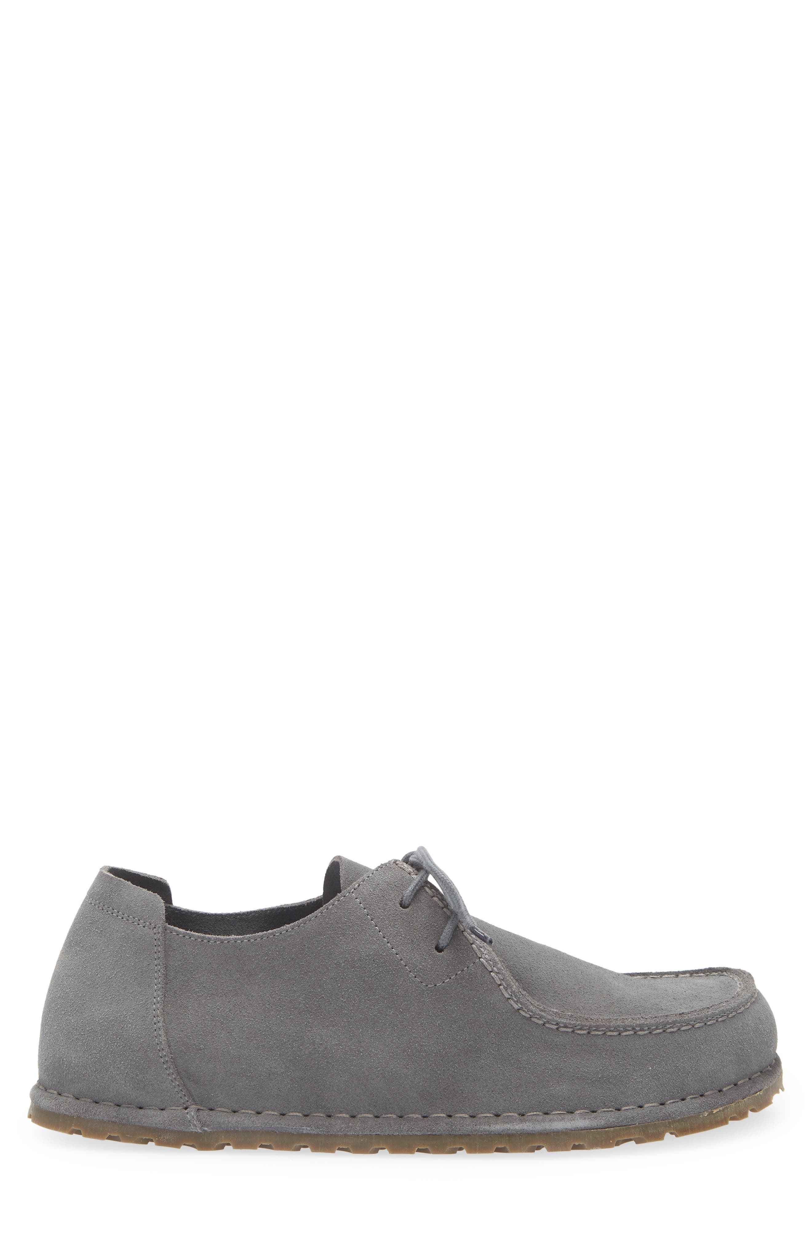 Birkenstock Utti Moc Toe Loafer, Alternate, color, Grey Grey