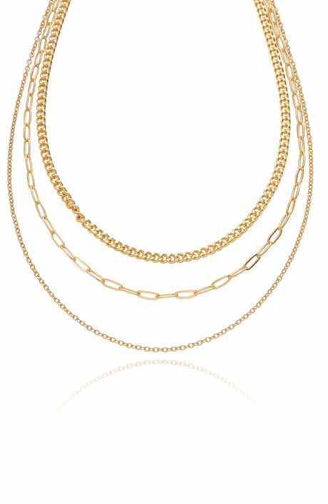 Ettika Mixed Chain Layered Necklace