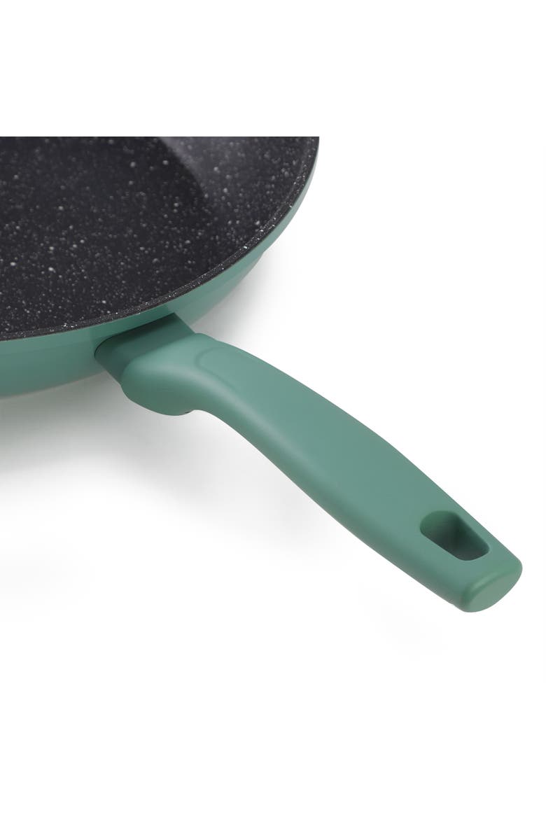 Barnsdall 12in Nonstick Aluminum Frying Pan in Green, Alternate, color, Green