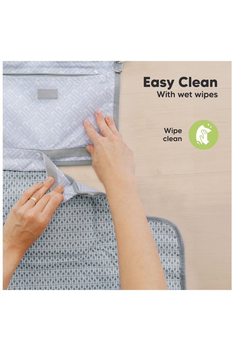 Ezee Diaper Changing Pad, Alternate, color, Gray Mod
