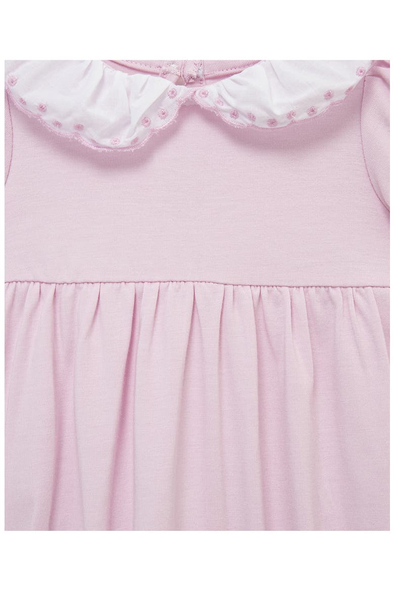 Scallop Bodysuit & Headband Set, Alternate, color, LILAC
