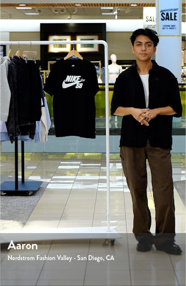 Kids' Sportswear Logo Cotton Graphic T-Shirt, sales video thumbnail